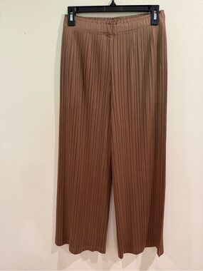 Pleats Please Issey Miyake pleated wide-leg trousers 3
